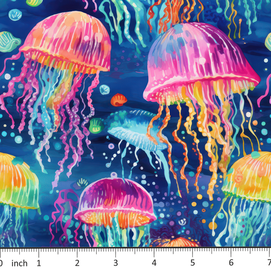 Paper and Pattern - Neon Jelly Fish