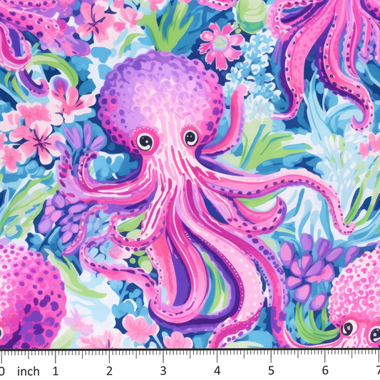 Paper and Pattern - Violet Octopus