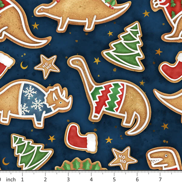 Back My Stitch Up - Christmas Cookie Dinosaurs