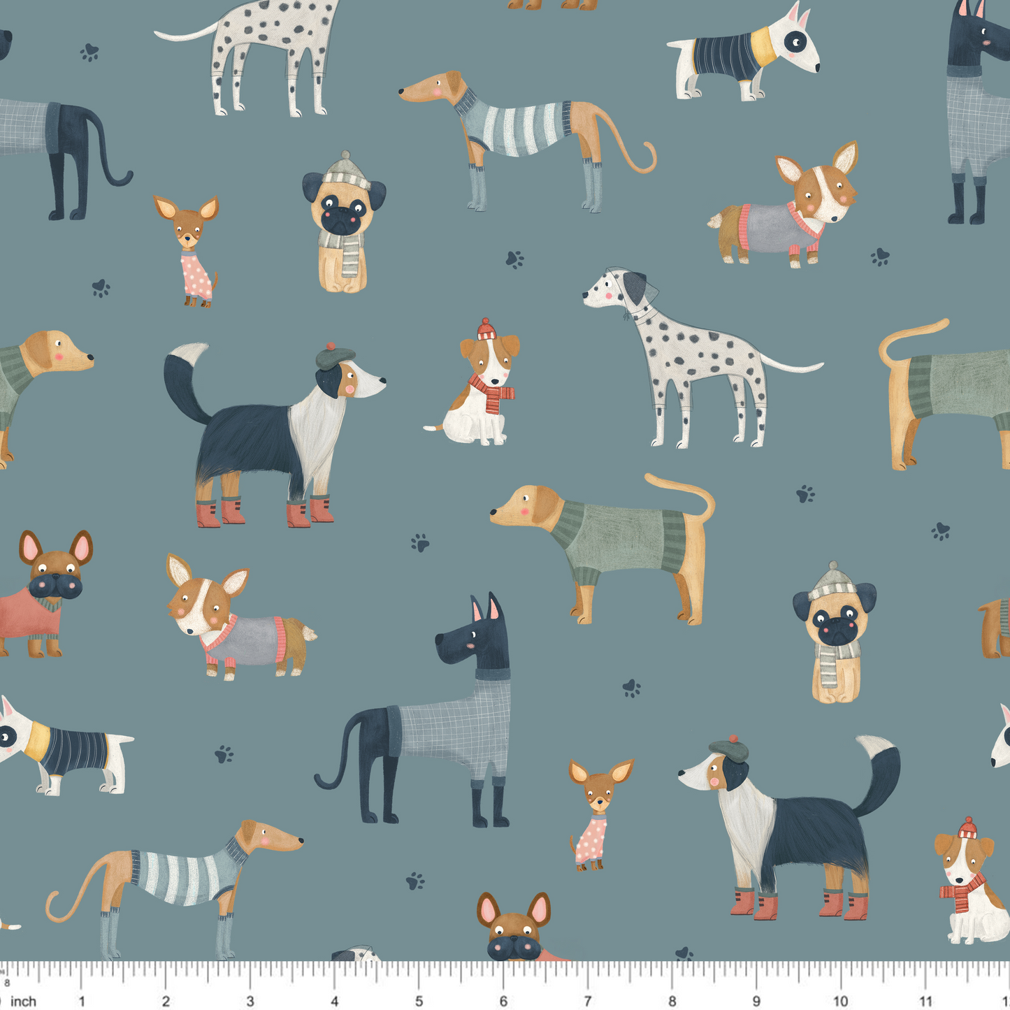 Marta Munte Designs - Dogs on Smoke