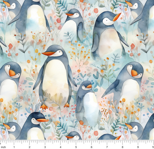 Penguins Floral